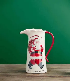MudPie Vintage Santa Pitcher