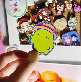 nakamagotchi glitter sticker