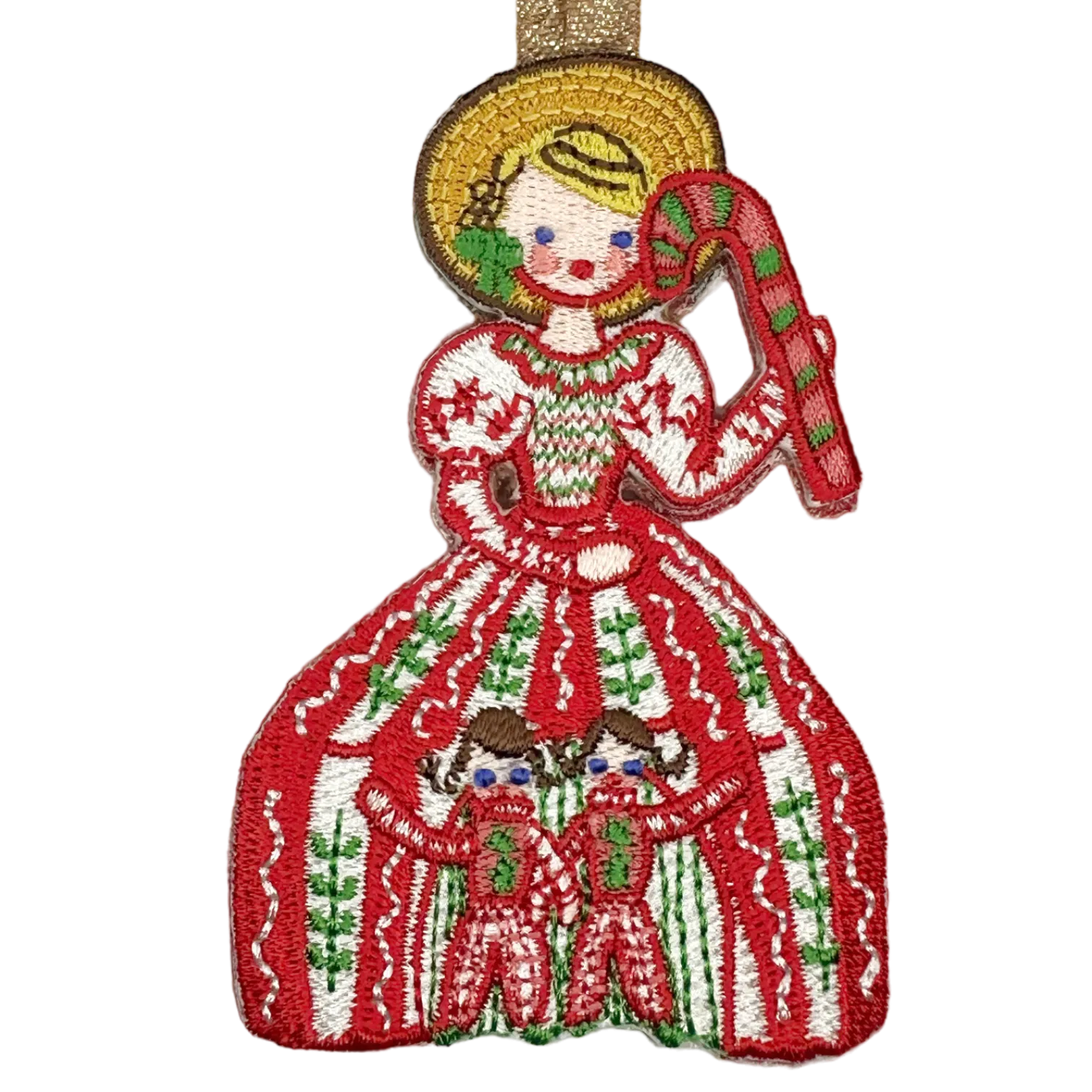 Nutcracker Embroidered Ornament - Drosselmeyer