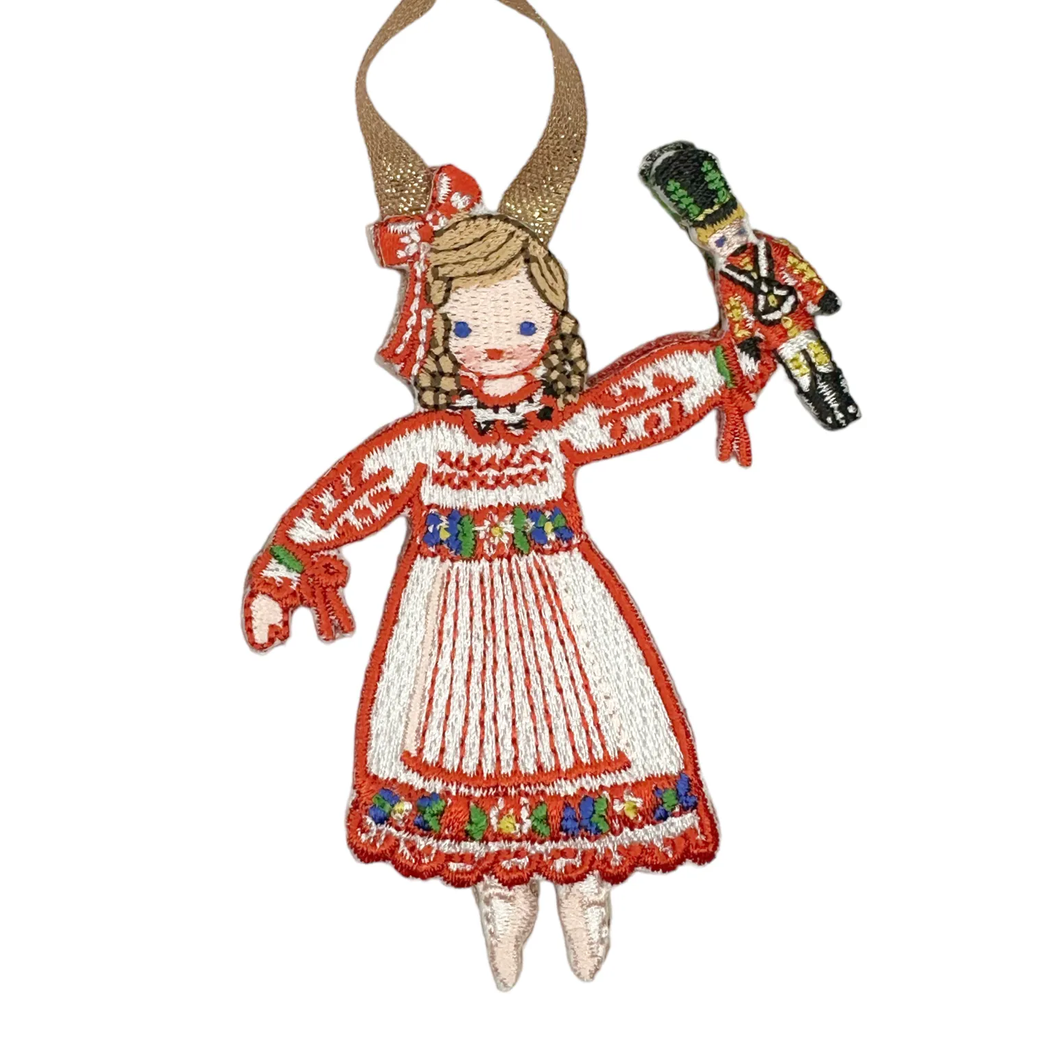 Nutcracker Embroidered Ornament - Drosselmeyer