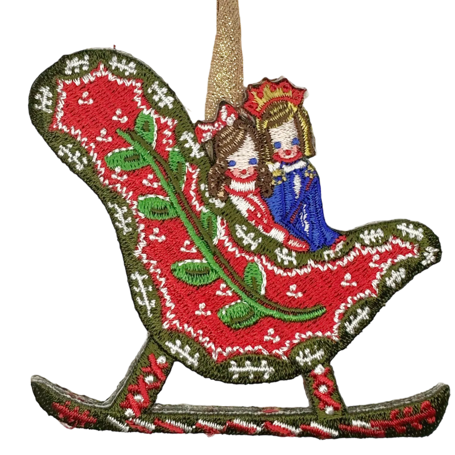 Nutcracker Embroidered Ornament - Drosselmeyer