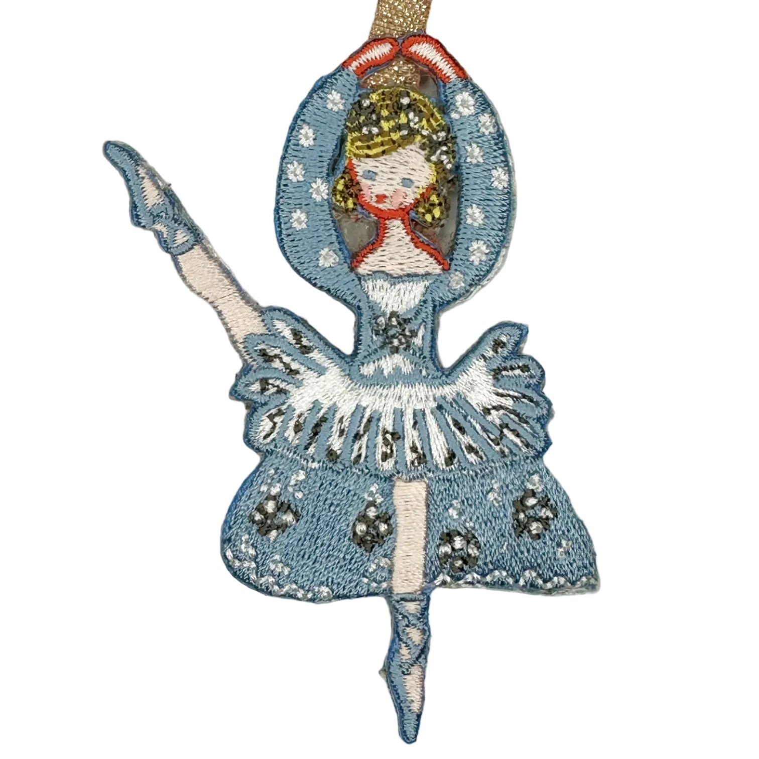 Nutcracker Embroidered Ornament - Drosselmeyer