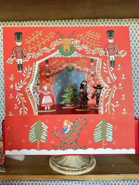Nutcracker Theater Embroidered Characters   Stage