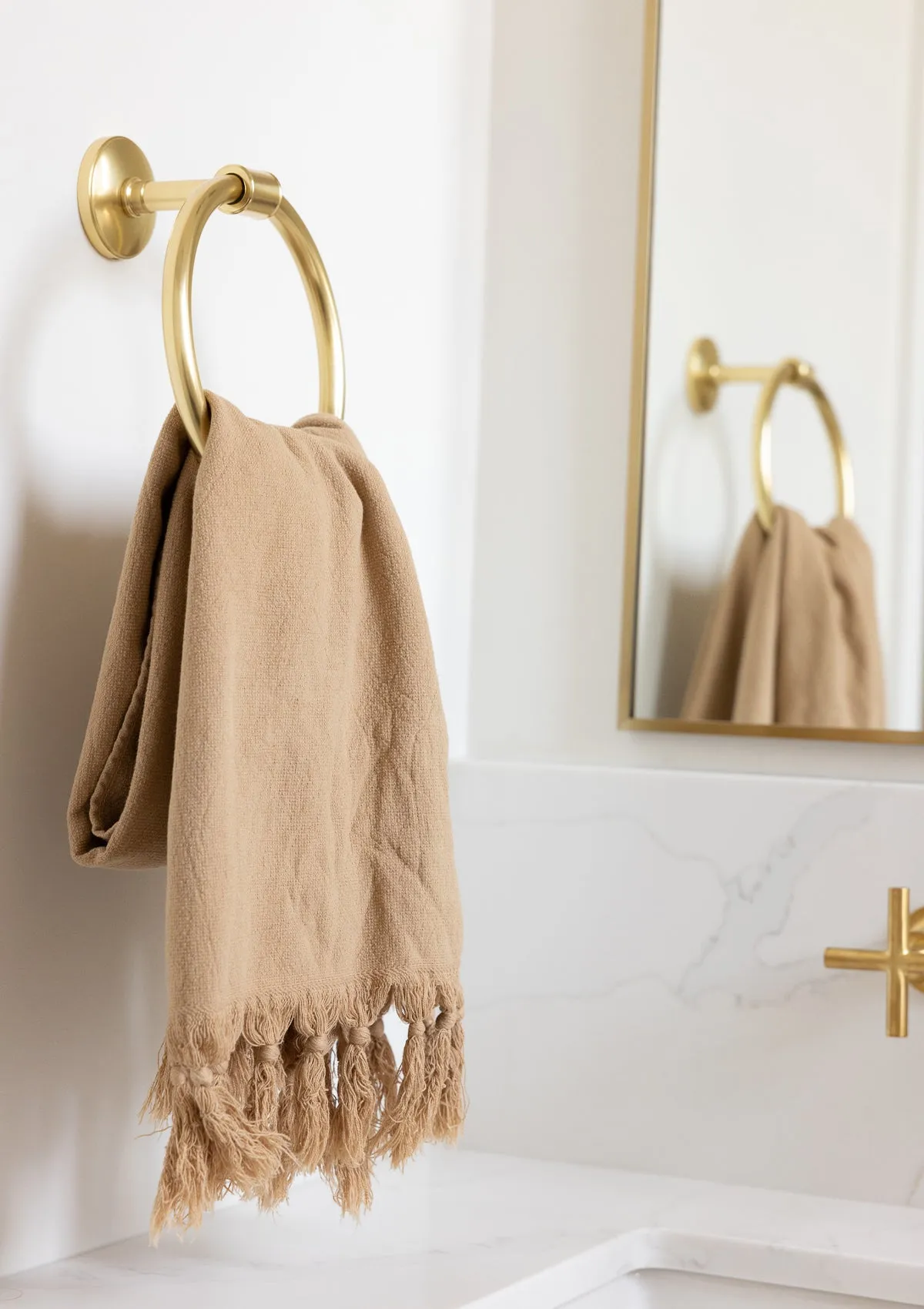 Nutmeg Vintage Wash Hand Towel