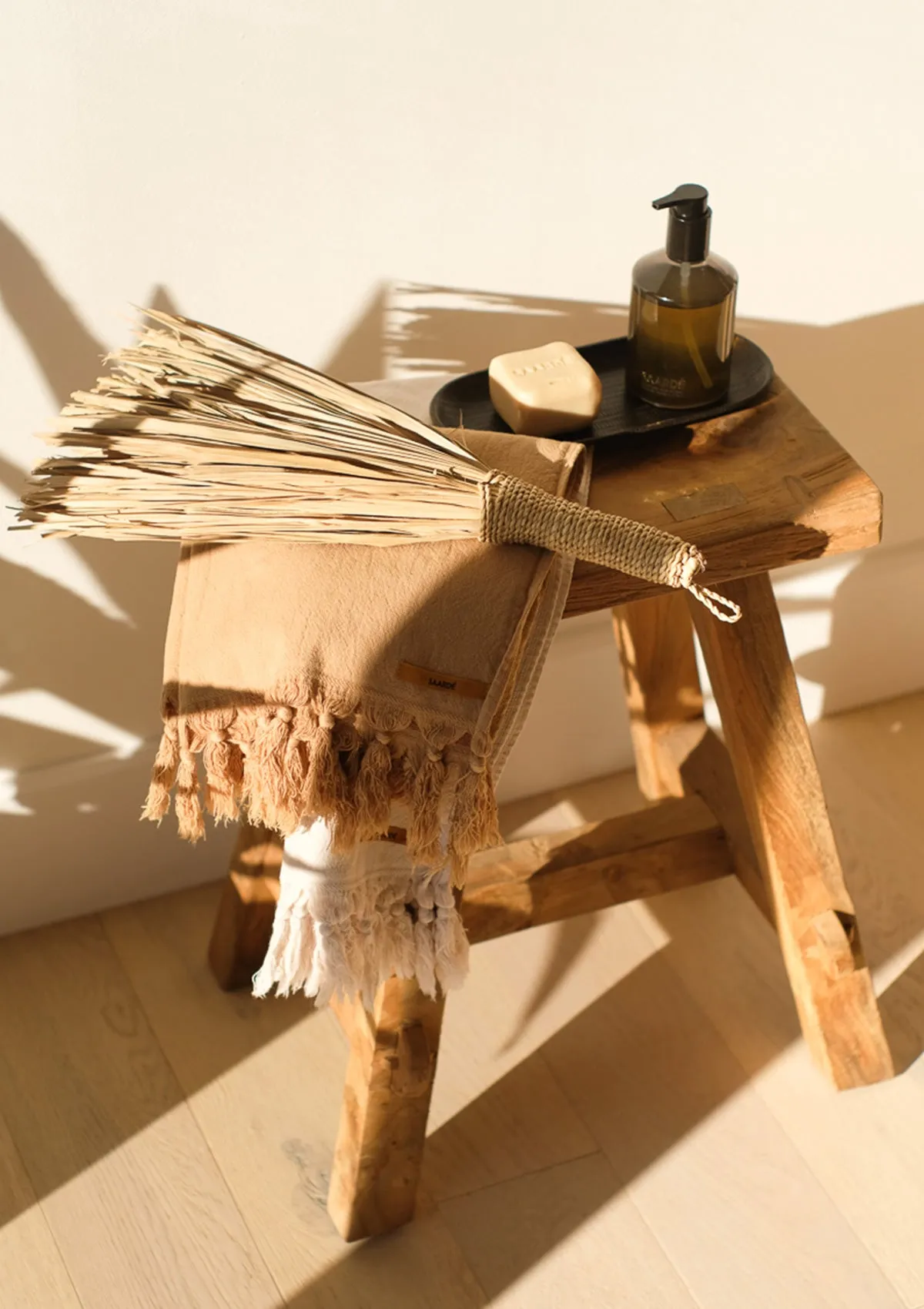 Nutmeg Vintage Wash Hand Towel