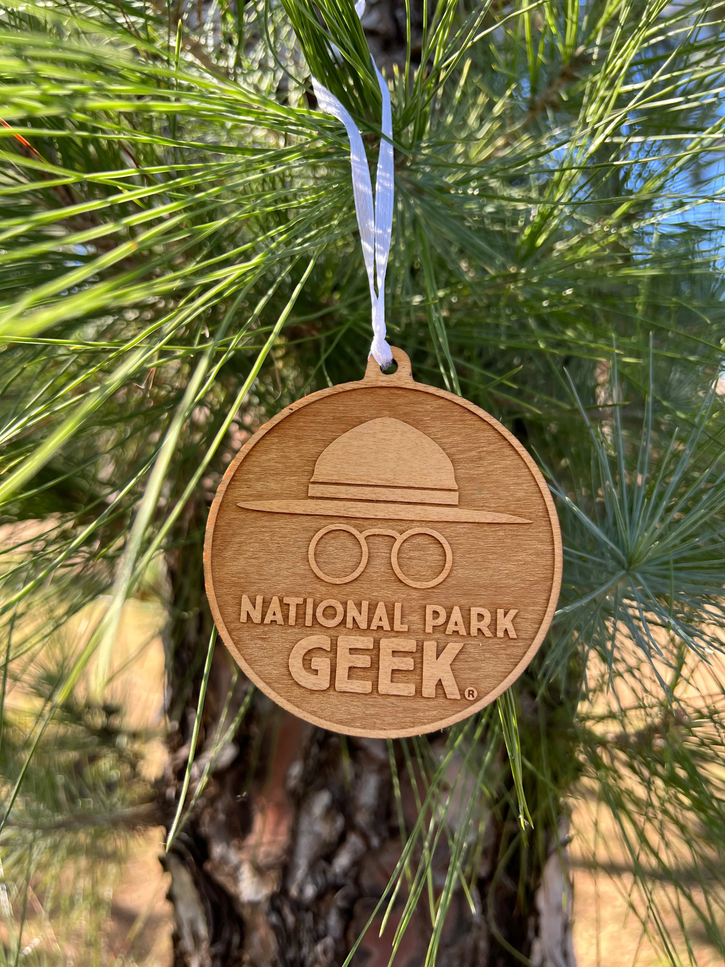Ornament Wooden (includes US shipping, via USPS only)