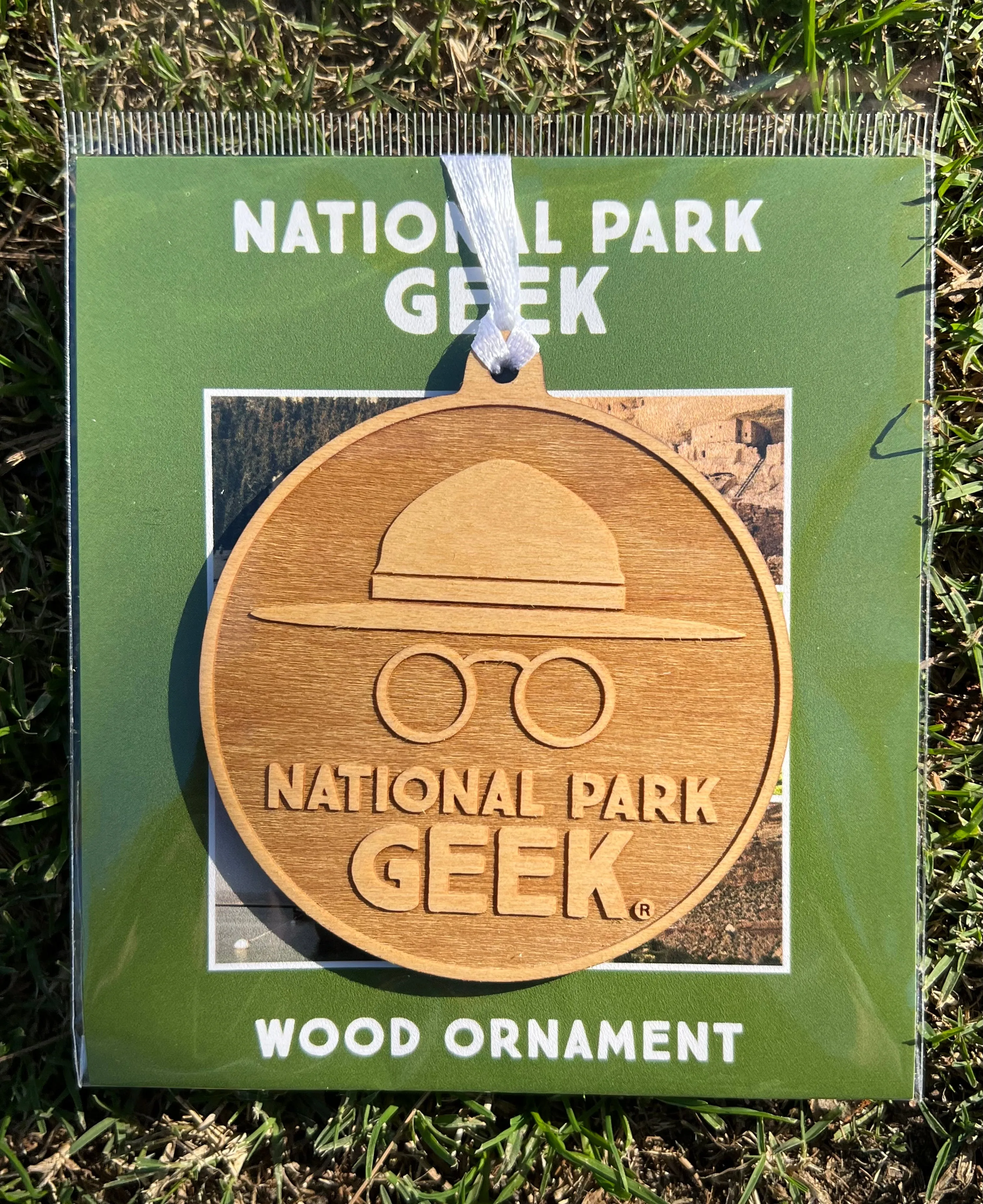 Ornament Wooden (includes US shipping, via USPS only)