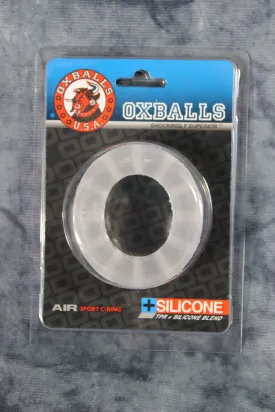 Enhanced Oxballs AIR Vented Silicone Cockring for Ultimate Comfort and Stretchability