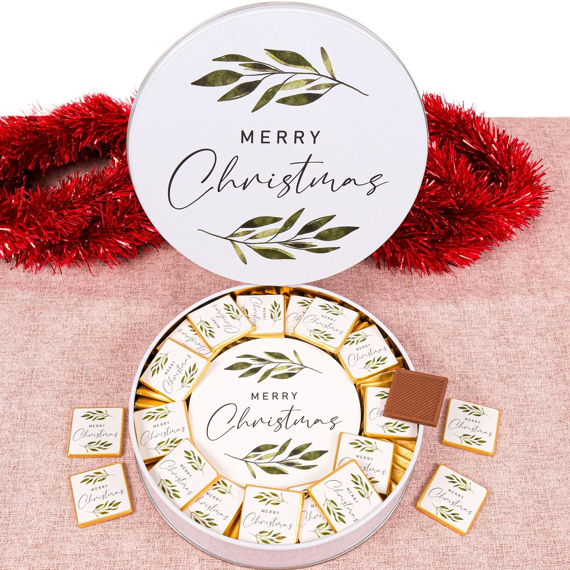 Personalized Christmas Gift, Chocolate Noel, New Year, Happy Holidays, Coworker, Merry Christmas Chocolate Favors, Handmade Gift, Custom Design