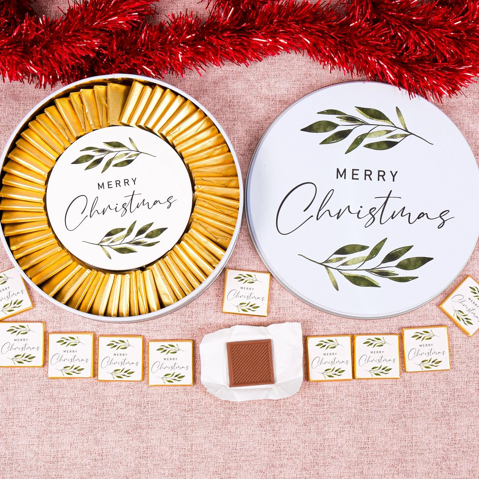 Personalized Christmas Gift, Chocolate Noel, New Year, Happy Holidays, Coworker, Merry Christmas Chocolate Favors, Handmade Gift, Custom Design