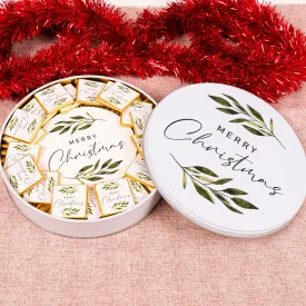 Personalized Christmas Gift, Chocolate Noel, New Year, Happy Holidays, Coworker, Merry Christmas Chocolate Favors, Handmade Gift, Custom Design
