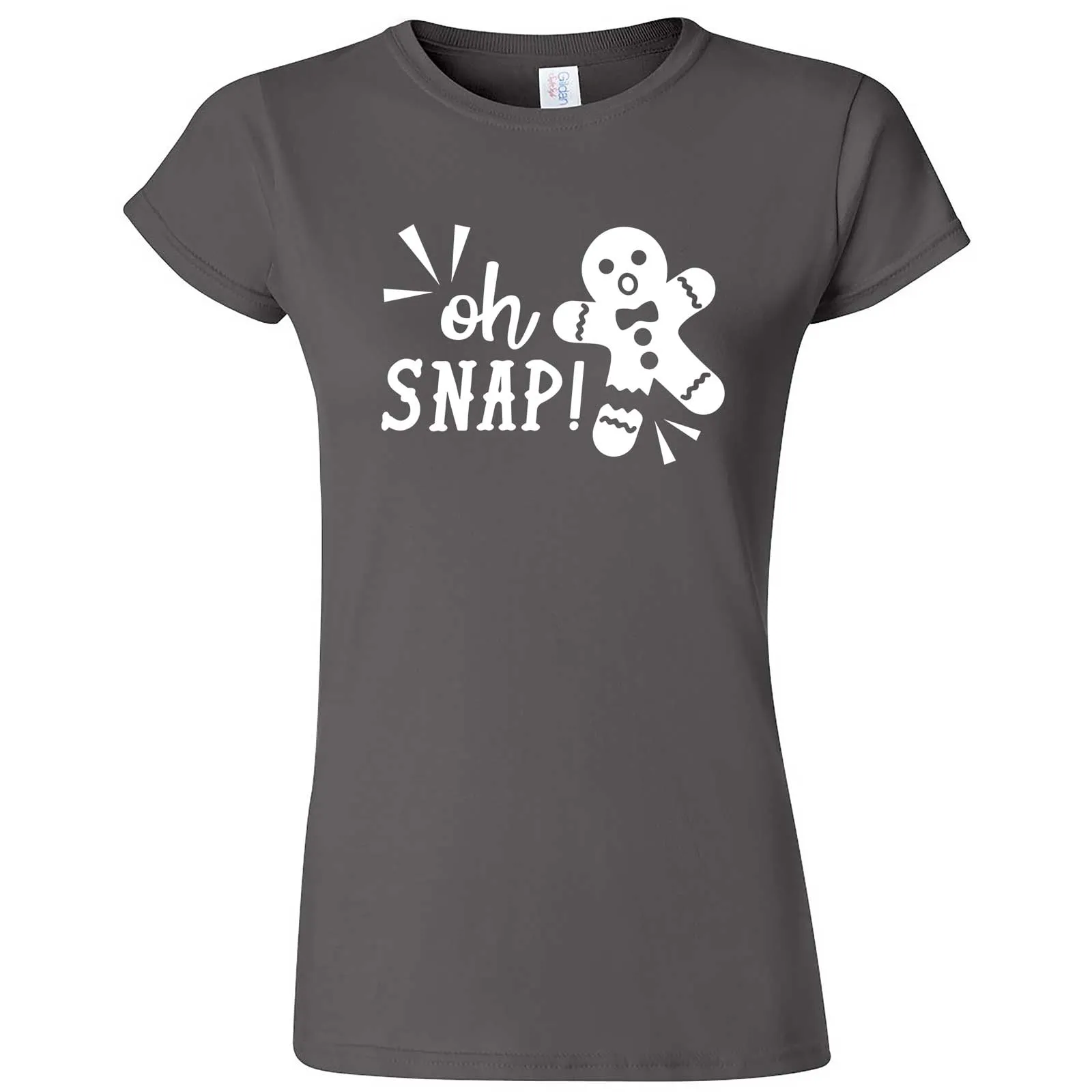 "Oh Snap Gingerbread Man" women's t-shirt