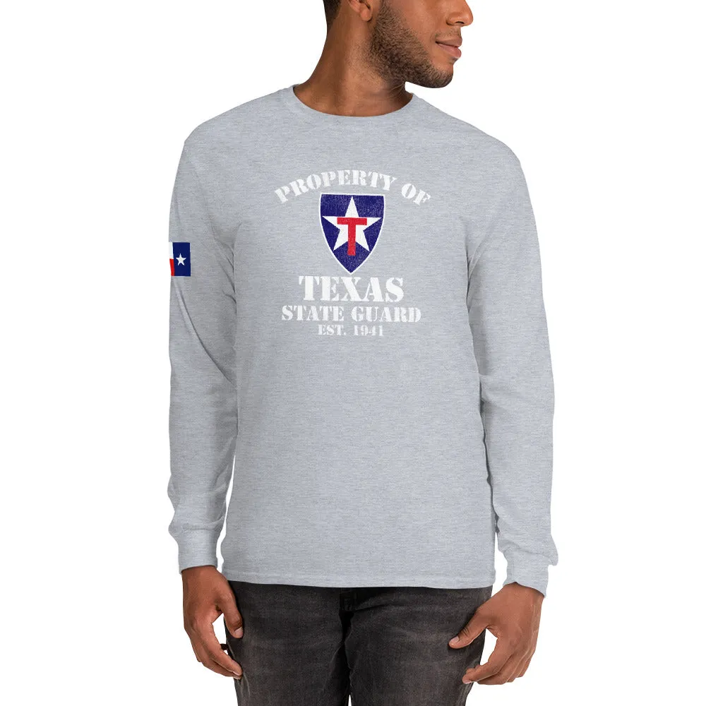 "Property of Texas State Guard" Long Sleeve Shirt