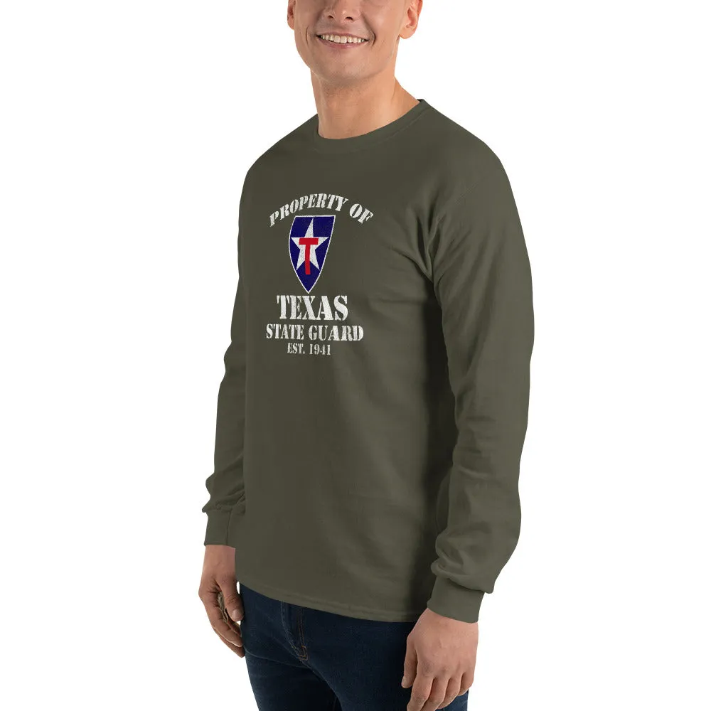 "Property of Texas State Guard" Long Sleeve Shirt