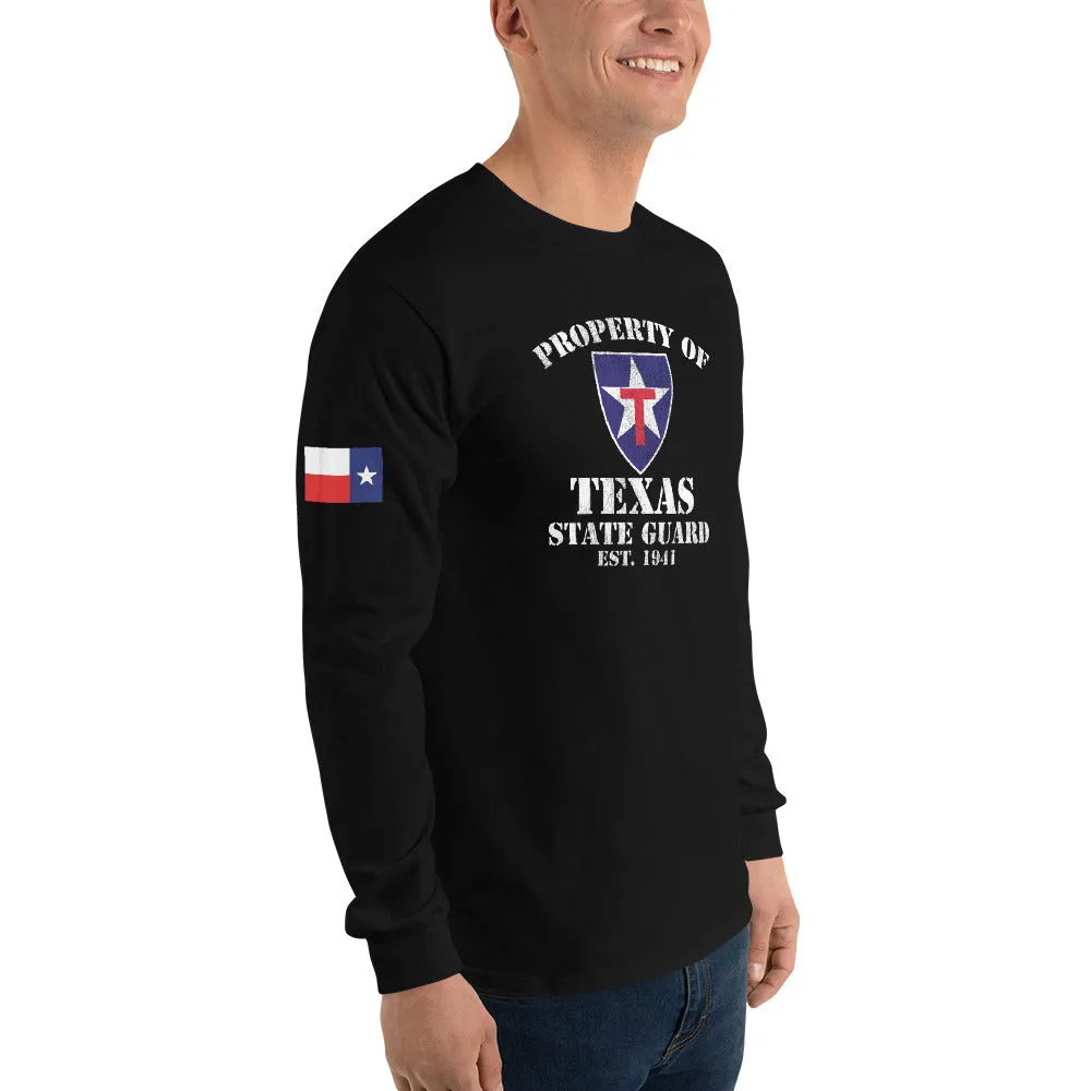 "Property of Texas State Guard" Long Sleeve Shirt