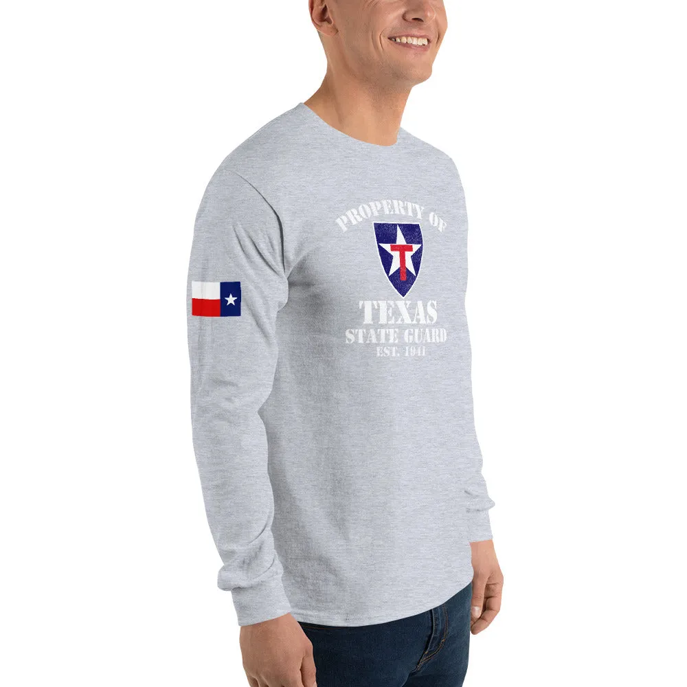 "Property of Texas State Guard" Long Sleeve Shirt