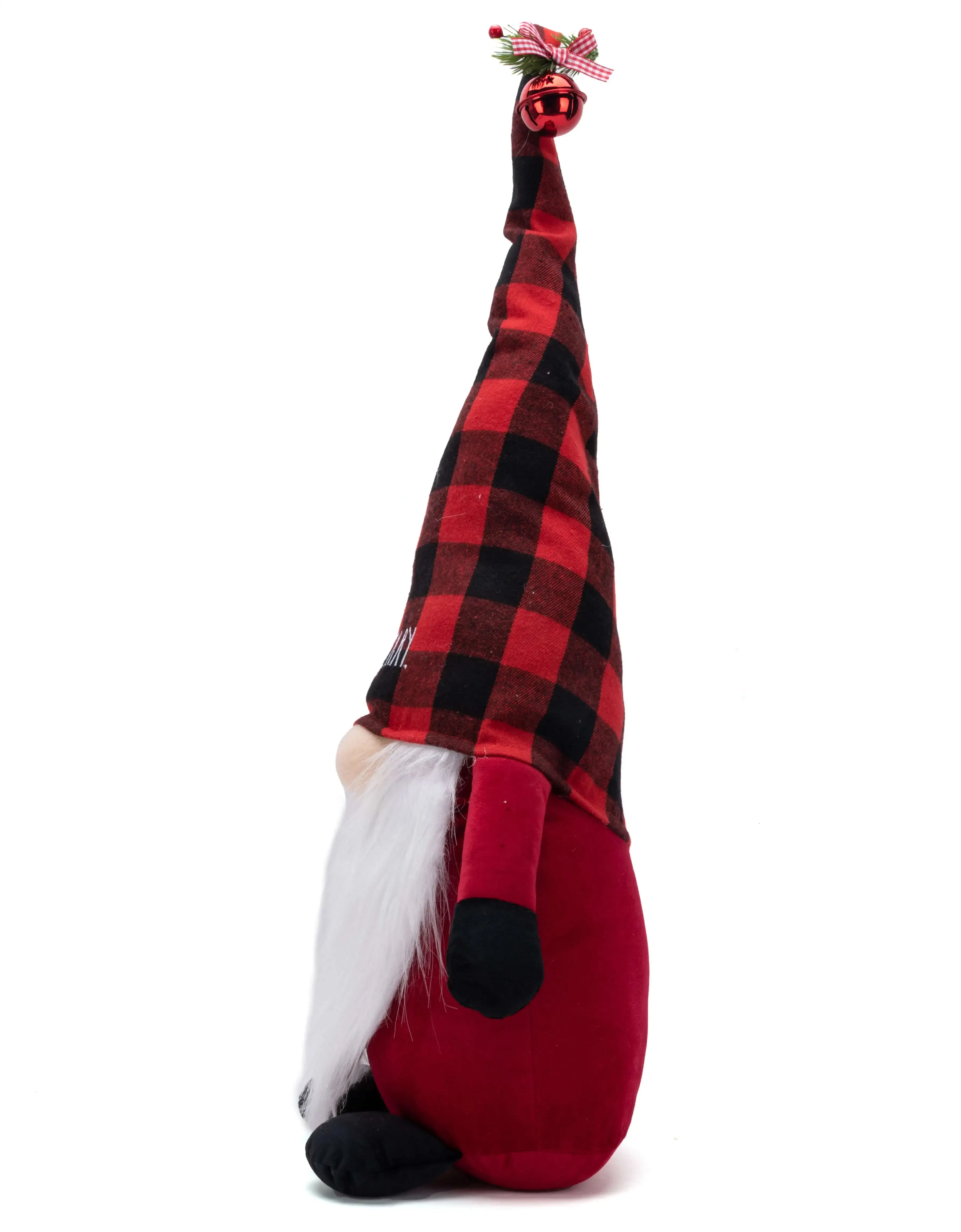 Rae Dunn “Merry” Plush Red Christmas Gnome with Music