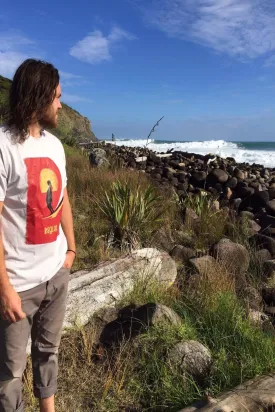 Retro Raglan Surfer TShirt