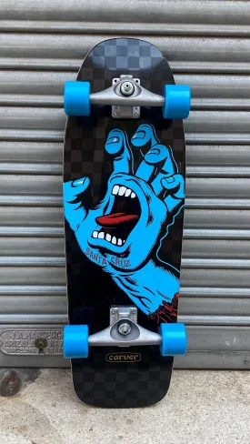 Santa Cruz Carver Screaming Hand Check 9.80 Surf Skate - Completo