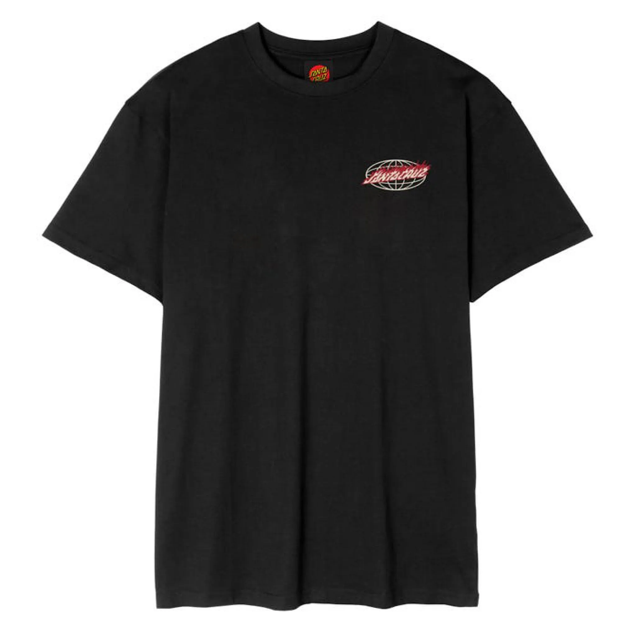 Santa Cruz - Global Flame Dot T-shirt - Black