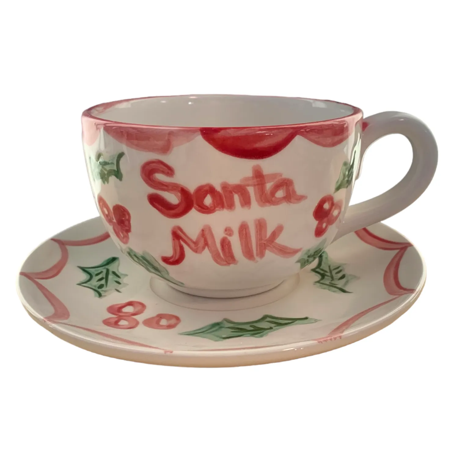 Santa's Milk Tea Cup and Saucer