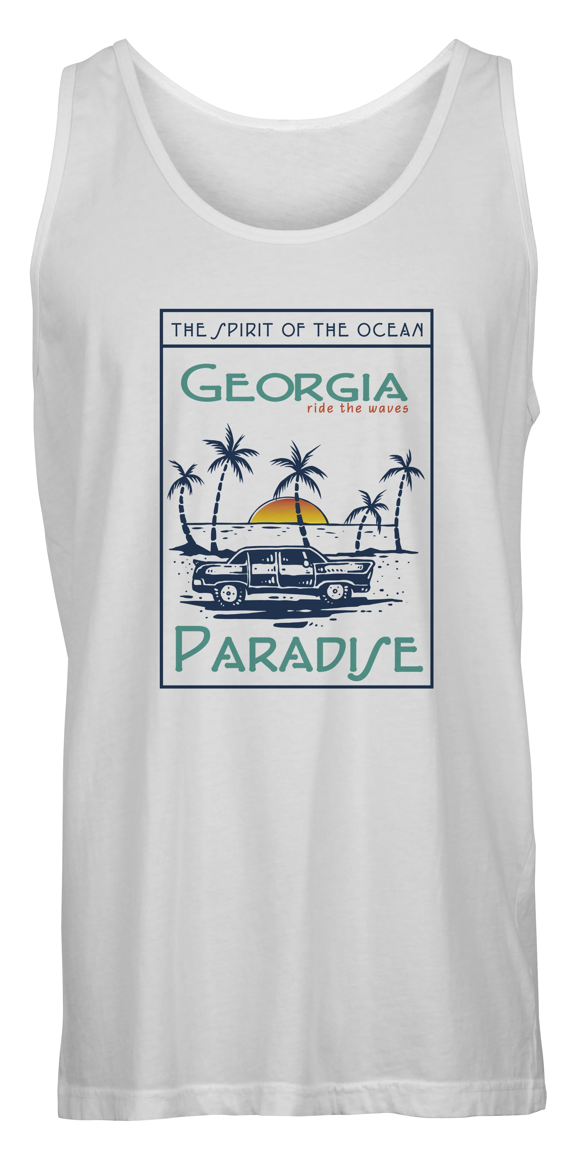 Savannah Georgia Paradise Souvenir Tank T-shirt