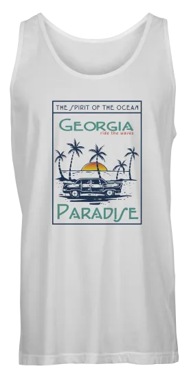 Savannah Georgia Paradise Souvenir Tank T-shirt