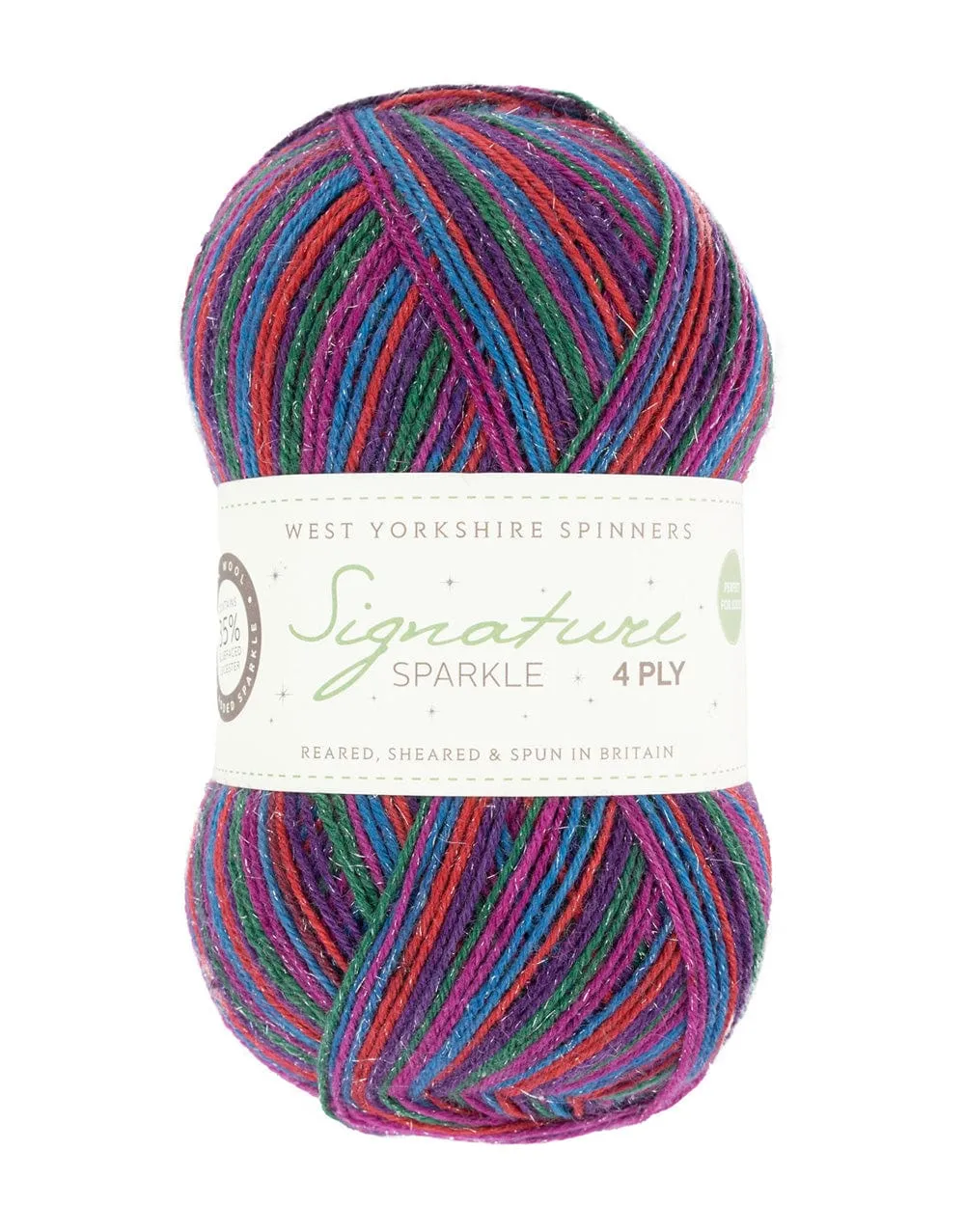 Signature 4-Ply Yarn Sparkle Festive Collection, West Yorkshire Spinners