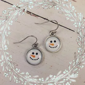 Snowman Earrings