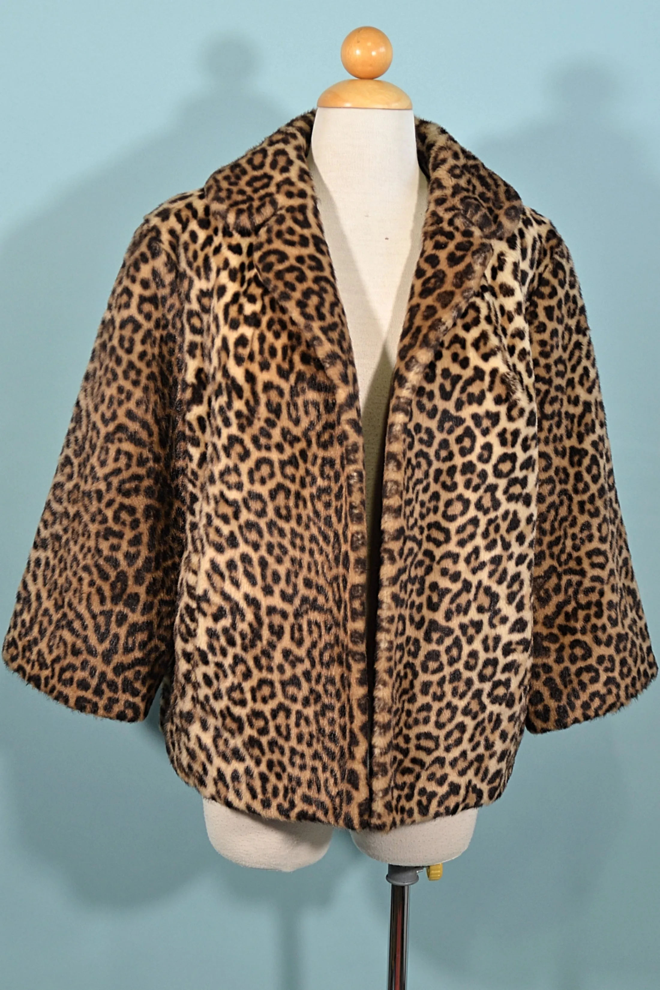 Sold - Rare Vintage 1960s Faux Leopard Print Jacket by Sportowne/Simba - Stylish & Unique