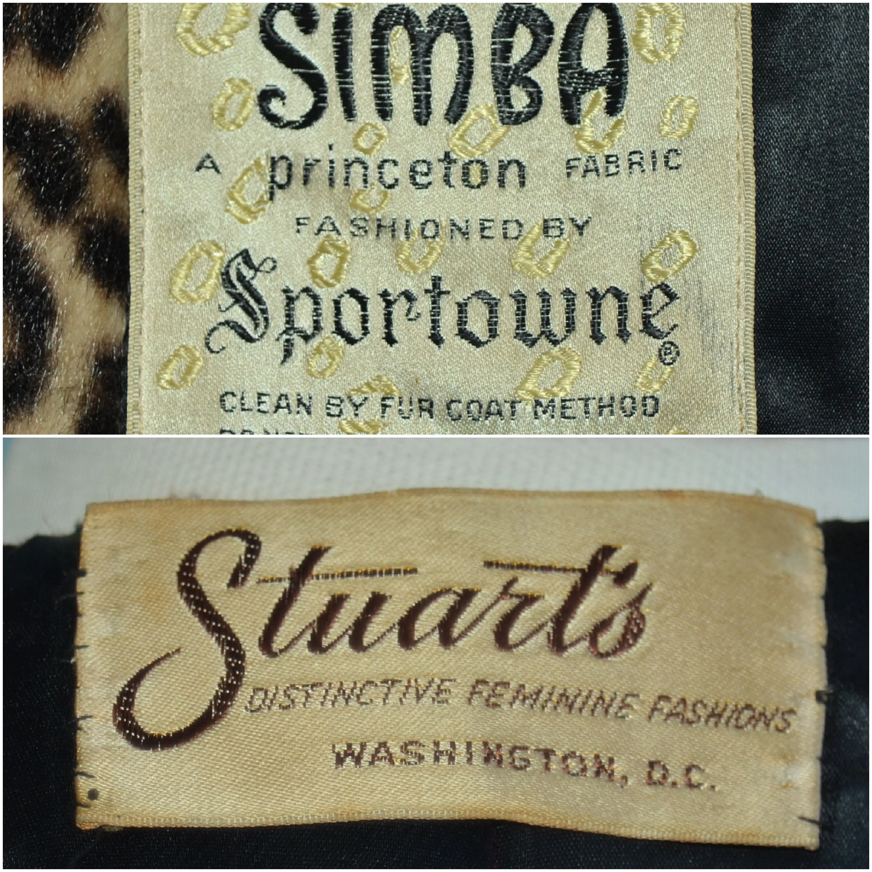 Sold - Rare Vintage 1960s Faux Leopard Print Jacket by Sportowne/Simba - Stylish & Unique