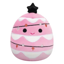 Squishmallow 12 Inch Carrigan the Pink Tree Christmas Plush Toy