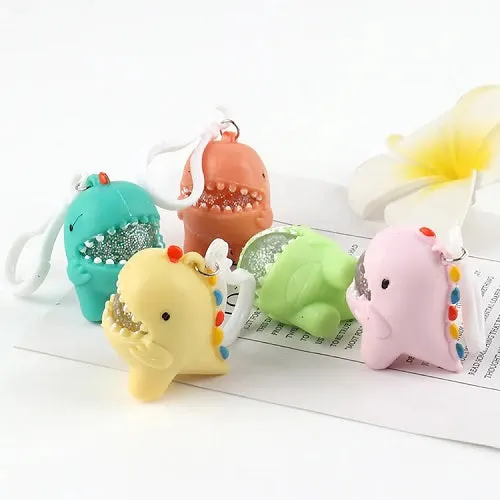 Squishy Dino Key Chain Stress Toy