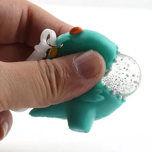 Squishy Dino Key Chain Stress Toy