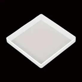 SS Art Land 4" Plain Square Mould/Mold | Multipurpose Silicone Mould Casting Mould Coaster Mould DIY Mould Epoxy Resin Mould Frame Mould Jewelry Pendant Mould Craft Mould - 1 PC