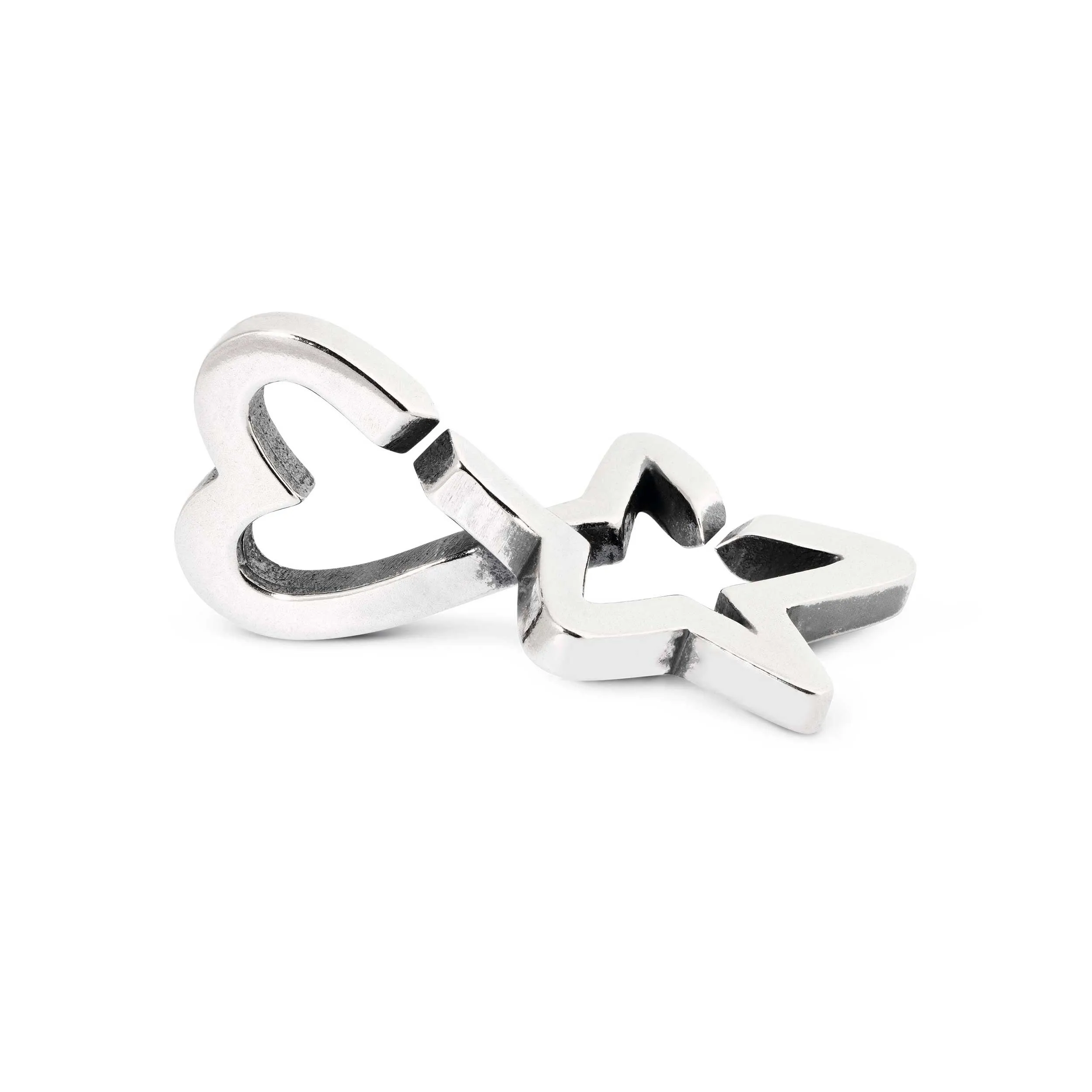 Star & Heart, Double Silver Link