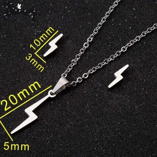 Star & Moon Pendant Necklace  Accessories