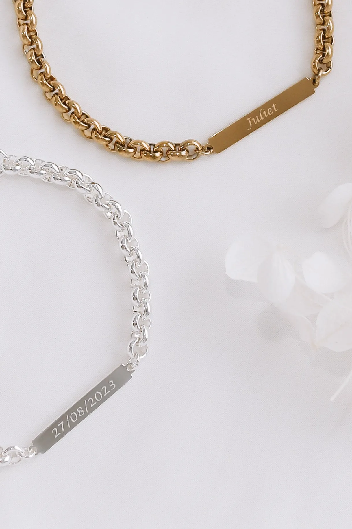 Tammy - Stainless Steel Monogram Bracelet