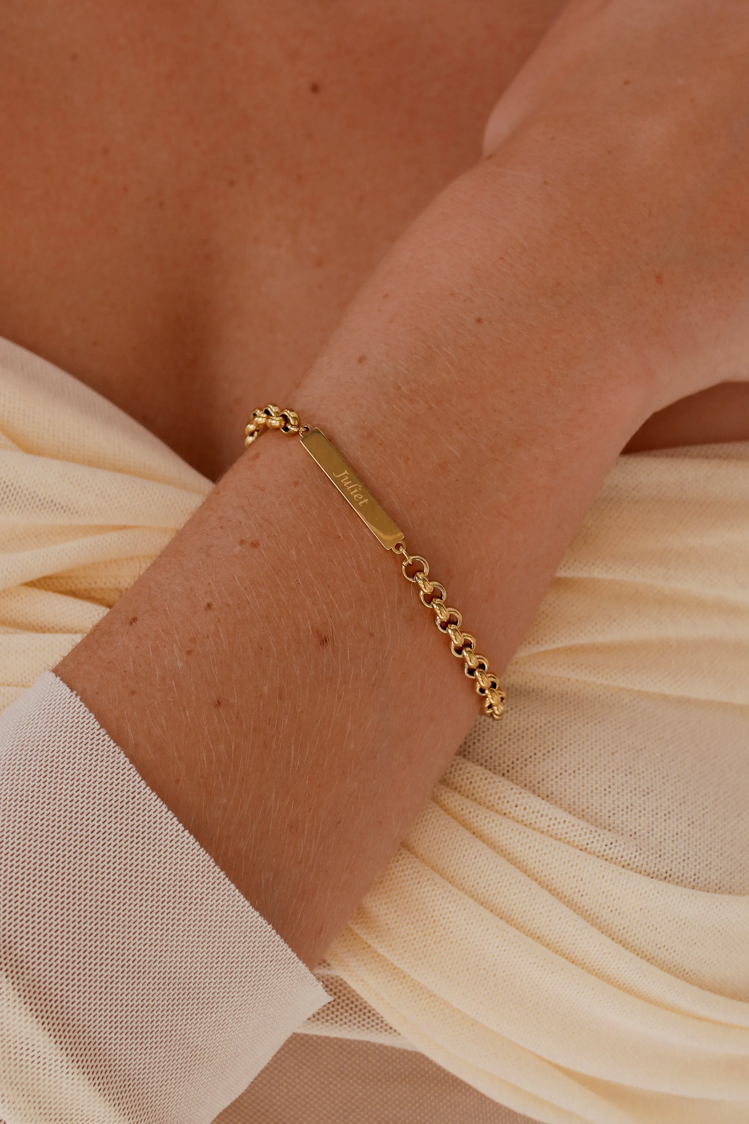 Tammy - Stainless Steel Monogram Bracelet