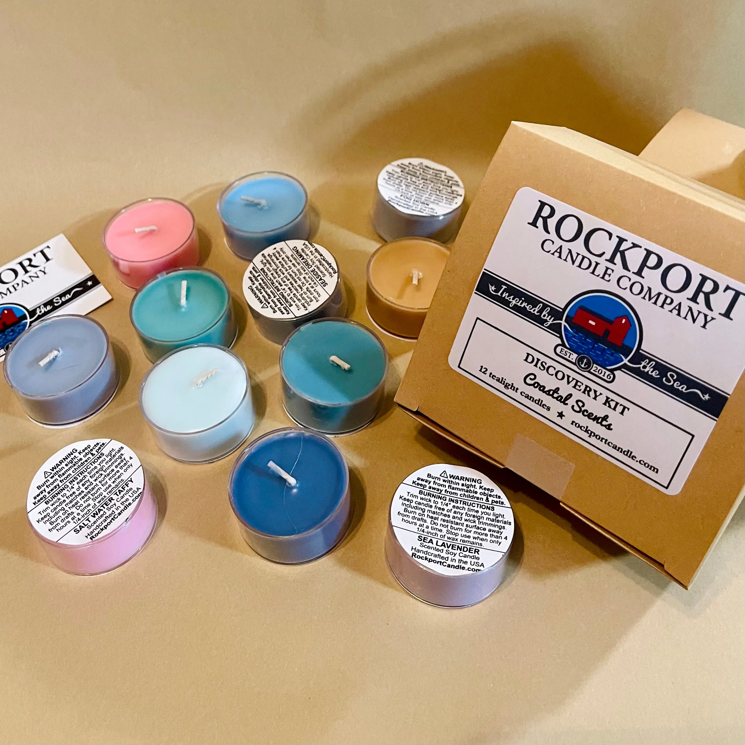 Tealight Candles Discovery Kit - Coastal Scents
