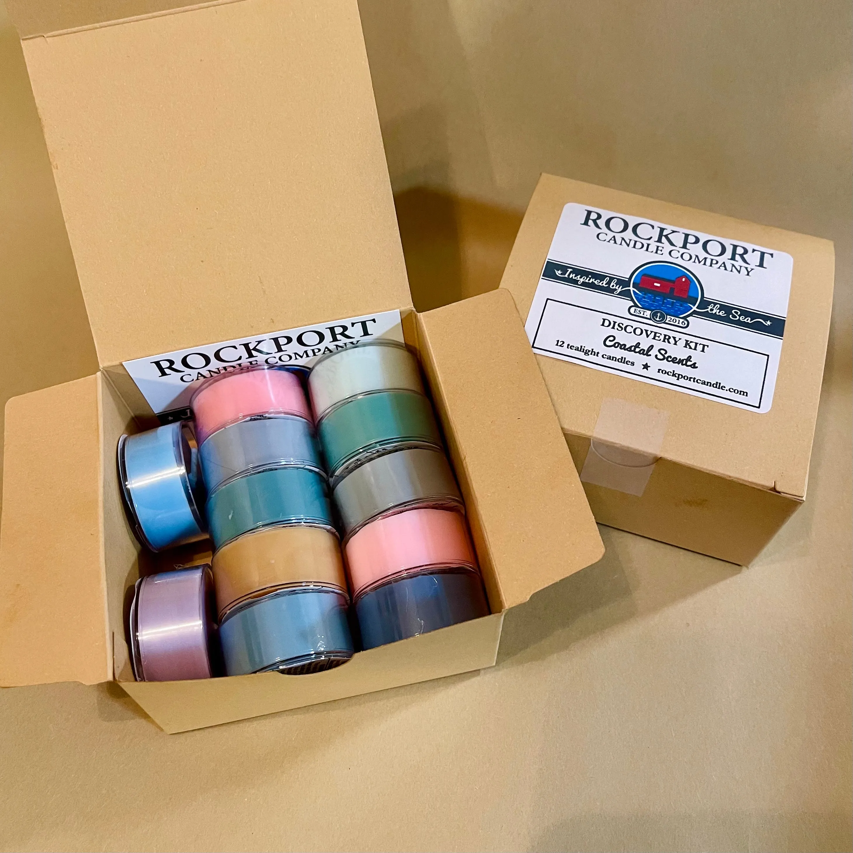 Tealight Candles Discovery Kit - Coastal Scents