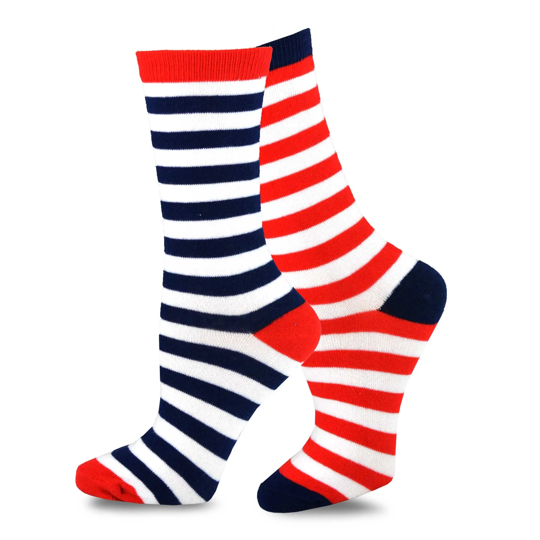 TeeHee Socks Men's 4th of July Cotton Crew American 3-Pack (51130)