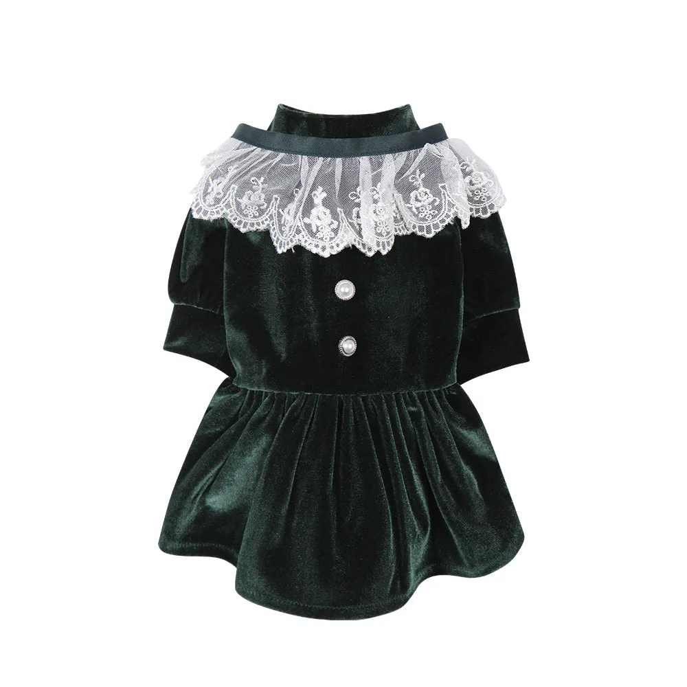 The Mrs Claus Dress _Green