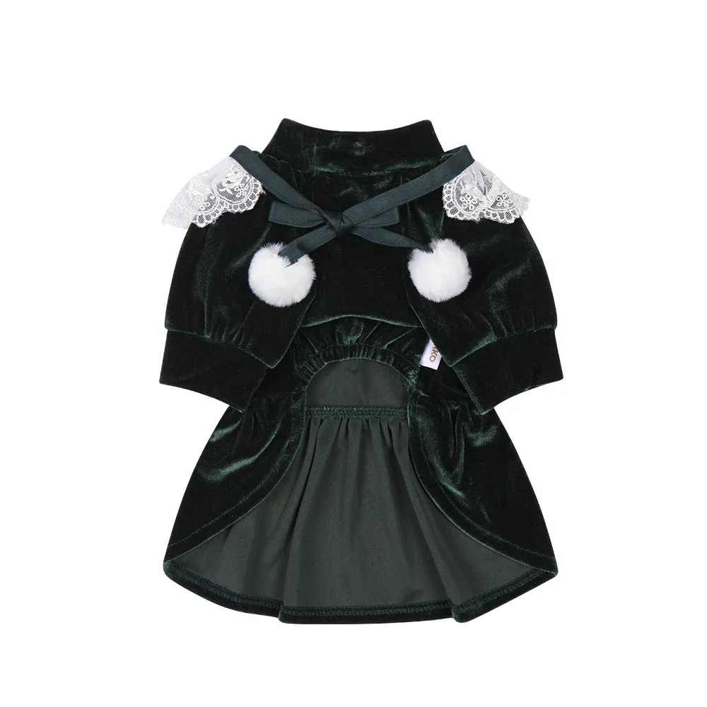 The Mrs Claus Dress _Green