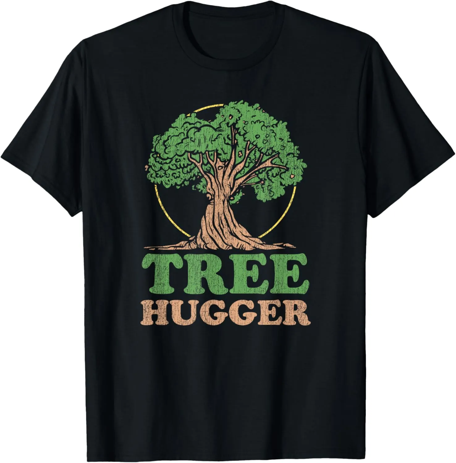 Tree Hugger Retro Vintage Environmental Nature Lover T-Shirt