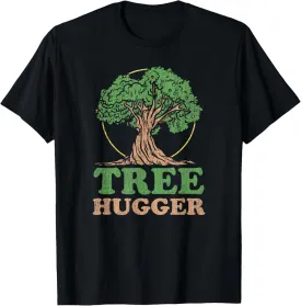 Tree Hugger Retro Vintage Environmental Nature Lover T-Shirt